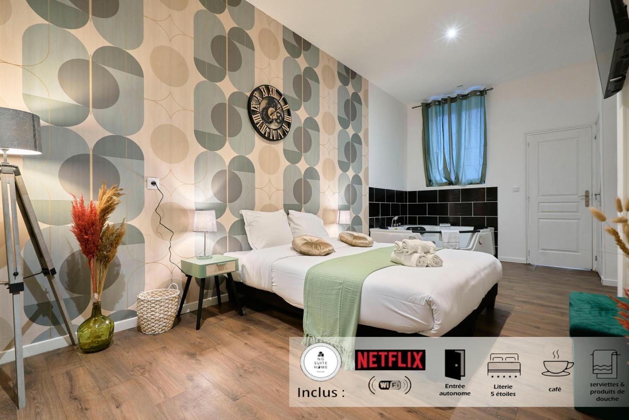 Appartamento Ng Prestige - Miln 1 - Balneo - Wifi & Netflix Roubaix Esterno foto